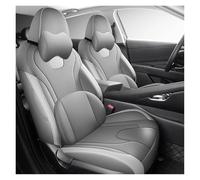 Fundas De Cuero Para Asientos Coche Para Hyundai Para Elantra 2021 2022 2023 Accesorios Interiores Fundas Asientos Coche(Grey,9 PCS)