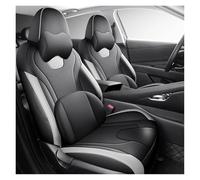 Fundas De Cuero Para Asientos Coche Para Hyundai Para Elantra 2021 2022 2023 Accesorios Interiores Fundas Asientos Coche(Black Gray,9 PCS)