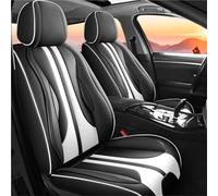 Fundas De Cuero Para Asientos Coche Para Mitsubishi Para Pajero 4 2 Sport Para Outlander Xl Asx Para Montero Para Lancer 9 10 Para Protector Asiento Carisma Fundas de Asientos(BLANCO)
