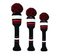 Fundas de de Golf - Calcetines Protectores a Rayas, Cuello Elástico Flexible, Tejido Entrelazado + Escudo Arañazos, Cubierta Lana Acrílica - para Madera Driver Híbrido Juego