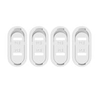 Fundas de enchufe de seguridad para bebés, paquete de 4 enchufes eléctricos a prueba de niños para uso doméstico