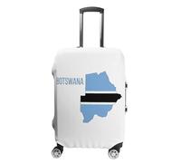 Fundas De Equipaje con Estampado De La Bandera De Botswana Lavables Y Reutilizables Aptas para Maletas con Ruedas Elásticas De 18 A 32 Pulgadas Protector Decorativo XL