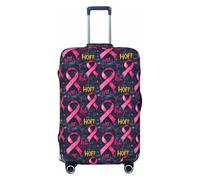 Fundas de equipaje de viaje con estampado de graffiti de cinta rosa, fundas protectoras lavables para equipaje de 45,7 a 81,3 cm, alta elasticidad, Black, L