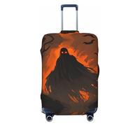 Fundas de equipaje de viaje de Halloween Bat Ghost - Fundas protectoras elásticas para maletas de 18 a 32 pulgadas, Negro -, CH
