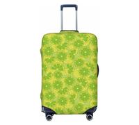 Fundas de equipaje de viaje, lindas Limes Kelly Green Elasticidad veliz Protector para equipaje de 18 a 32 pulgadas, Negro -, G
