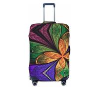 Fundas de equipaje de viaje multicolor Beautiful Flower1, fundas elásticas para maleta, protector para equipaje de 18 a 32 pulgadas, Black, M