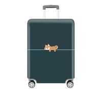 Fundas De Equipaje Funda protectora de equipaje de dibujos animados elástica gruesa, 2 uds., bolsa de traje con cremallera, fundas for maleta, cubierta de carrito, accesorios de viaje Para Viajes De N