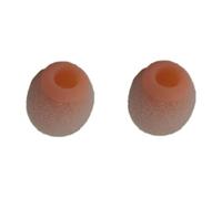 Fundas de espuma para parabrisas, filtro pop, protector contra el viento con soporte de silicona, compatible con 2 piezas para micrófono Lavalier RODE Smartlav+ con diámetro de 4 a 5 mm (color piel)