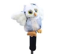 Fundas de felpa para cabeza de golf, 12.6 x 3.94 pulgadas, divertida de búho de peluche, accesorios de golf divertidos y funcionales para mí, regalo personalizado para conductores y gofer de