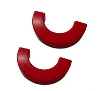 Fundas de gancho de remolque para Chevy Silverado 1500 2007-2025, GMC para Sierra 1500 2007-2018, ojo de remolque de parachoques delantero de plástico con protección de estilo personalizado (rojo)