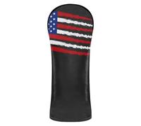 Fundas de golf impermeables con etiquetas de números para bosques y conductores, Fairway, híbridos, de Estados Unidos, patrióticos, aviones de combate, bandera de Estados Unidos, ondeando el 4 de
