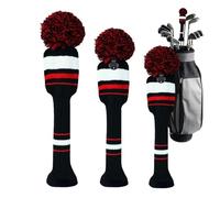 Fundas de golf, protectora a rayas antiarañazos para la cabeza, accesorios de golf, para conductor, Fairway, maderas híbridas, todas las marcas, hombres, mujeres, golfistas principiantes