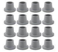 Fundas de goma de 60 mm para sillas de ducha, agarre mejorado para un uso más seguro (16 piezas)