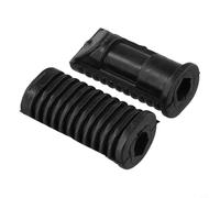 Fundas de goma para estriberas para motocicletas Honda (1965-1979) - Juego de 2 piezas compatibles con modelos CB T, SL, SS y CL90/CT90/SL90 - 15 mm ID