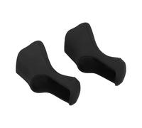Fundas de Goma para Palanca de Freno Shimano Ultegra Di2 ST-6870 Y00S98060 | Protector de silicona antideslizante, cubiertas y repuesto para maneta freno bicicleta de carretera, par de gomas, negro