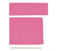 Fundas de lona para sillas de director con 2 componentes de madera, perfectas para revivir sillas de maquillaje y sillas de pesca, fácil de mantener (rosa)