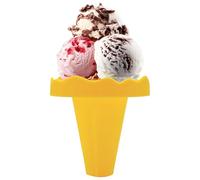 Fundas de mango, soporte reutilizable a prueba de goteo para | Práctico ayudante de cocina para Ren Escuela Niños Pequeños Restaurante Fiesta Café Familia Postres de Verano
