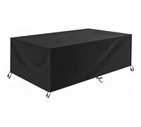 Fundas de mesa para exteriores, impermeables, 100 x 70 x 85 cm, tela Oxford 600D resistente al desgarro, para exteriores, rectangulares, negras, impermeables, para sofá y mesa