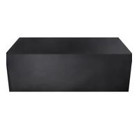 Fundas de muebles de jardín impermeables Funda Antipolvo For Muebles De Exterior, Tela Oxford 210D, Funda De Sofá Plateada Negra, Funda Impermeable, Funda For Muebles De Patio Exterior(Black,220x105x1