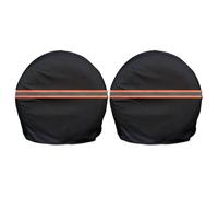 Fundas de neumáticos impermeables para exteriores, fundas de neumáticos para autocaravanas, fundas de neumáticos de tela Oxford, sol, nieve, lluvia, protector de neumáticos a prueba de viento