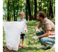 Fundas de protección contra heladas con cordón, paquete de 4 mantas de invierno no tejidas para proteger las plantas contra las heladas (60 x 80 cm)