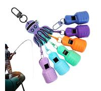 Fundas de protección para anzuelos de pesca, sobre para señuelos sepias y jigs, 6 clips protectores para señuelos calamares destinados pescadores en el mar hombres mujeres barco agua salada torneo