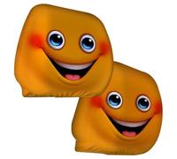 Fundas de reposacabezas para coches, juego de 2 protectores de reposacabezas para automóviles, protección contra sabotajes para viajes, viajes, familia, exteriores, carreteras, vehículos, hogar, día a