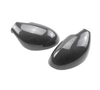Fundas de repuesto para asiento de Ibiza MK3 6L 2002-2008 de fibra de carbono para espejo retrovisor de coche con herramienta exterior (aspecto de fibra de carbono) (negro)