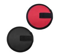 Fundas de señuelo de pesca genéricas para caña, sobres de señuelo de pesca, 2 protectores de tela, equipo de agua dulce y salada, almacenamiento de cebo, protección de caña, Rojo y negro., Se référer