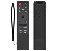 Fundas de Silicona el Mando a Distancia para LG MR25GA Magic Remote, Fundas Protectoras a Prueba de Golpes y Polvo el Mando a Distancia para LG MR25GA Magic Remote Controller (Negro)