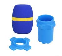 Fundas de silicona flexibles para una gama de micrófonos inalámbricos que mejoran el rendimiento mientras protegen tu equipo (azul)