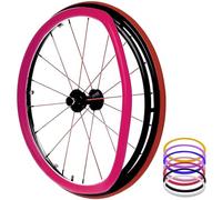 Fundas de silicona for llantas de empuje for silla de ruedas, 1 par de fundas antideslizantes for empuje manual for silla de ruedas, cubierta for empuñaduras de rueda trasera, cubierta for rueda trase