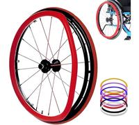 Fundas de silicona for llantas de empuje for silla de ruedas, 1 par de fundas antideslizantes for empuje manual for silla de ruedas, cubierta for empuñaduras de rueda trasera, cubierta for rueda trase