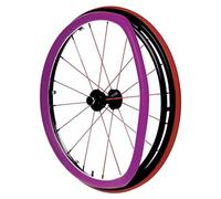 Fundas de silicona for llantas de empuje for silla de ruedas, 1 par de fundas antideslizantes for empuje manual for silla de ruedas, cubierta for empuñaduras de rueda trasera, cubierta for rueda trase