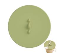 Fundas de silicona para bebidas de té, tapa hermética, diseño de soporte para cucharas, material flexible, sello resistente, 3,94 pulgadas, perfecto para mantener bebidas calientes en vidrio o tazas