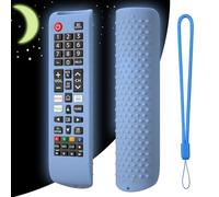 Fundas de Silicona para Mando a Distancia Fundas Protectoras a Prueba de Golpes Funda para Mando a Distancia para Samsung BN59-01315A BN59-01315B BN59-01315E BN59-01315L (Azul Luminoso)