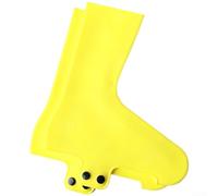 Fundas de silicona para zapatos diseñadas para aplicaciones de ciclismo de carretera con enfoque en aerodinámica y resistencia al agua (talla S, amarillo brillante)