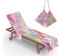 Fundas De Sillas De Playa,PortáTiles Cubierta De Silla De Playa Con Bolsillo Microfibra Fundas De Toallas De Tumbonas Para Muebles Al Aire Libre Para SalóN Del Sol Piscina (Color 4,75 x 210 cm)