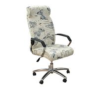 Fundas De Sillones Oficina Elásticas,Moderna Cubierta De La Silla De La Computadora Lavables con Cremalleras,Fundas Protectora para Sillas Sillón De Escritorio (Butterfly,Large)