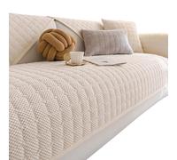Fundas de Sofá Antideslizantes, Fundas de Sofá en Forma de L de 2, 3 y 4 plazas, Lavables a Máquina, para Sala de Estar y Decoración del Hogar(Beige,90x210cm)