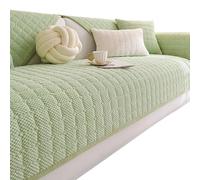 Fundas de Sofá Antideslizantes, Fundas de Sofá en Forma de L de 2, 3 y 4 plazas, Lavables a Máquina, para Sala de Estar y Decoración del Hogar(Matcha Green,90x210cm)