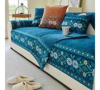 Fundas De Sofá Chenilla, 1/2/3/4 Plazas, Funda Antideslizante para Todas Las Estaciones con Partículas Silicona Antideslizantes, Protector Muebles Esquina, Se Admiten Mascotas #2 90 * 160cm