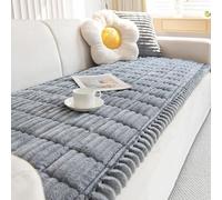 Fundas de sofá de pana: fundas súper lavables y antideslizantes, y protectores de muebles para mascotas, diseño de rayas de 1 pieza.