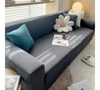 Fundas de sofá elásticas de color sólido, fundas gruesas para sofá de esquina para sala de estar, protección del hogar, se adapta a sofás de 1/2/3/4 plazas de 235-300 cm, color de 5 a 4 plazas.