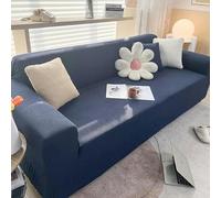 Fundas de sofá elásticas de color sólido para sala de estar, fundas gruesas de sofá de esquina, protectores de sofá elásticos para el hogar, se adapta a 1/2/3/4 plazas, color 8 235-300 cm