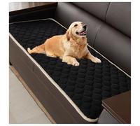 Fundas De Sofá For Perros Lavables, Protector De Sofá De Terciopelo Acolchado, Manta Antideslizante For Cama De Perro, Protector De Cojín For Gato, Apto For Mascotas(Schwarz,50x180cm/20x71in)