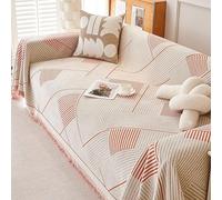 Fundas de sofá minimalistas modernas: lavables y para sofás seccionales en forma de L de 3 plazas, color rojo, 180 x 260 cm, solución perfecta para decoración del hogar
