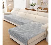 Fundas De Sofá, Protector De Sofá Elástico De Lujo Moderno De Color Sólido - Fundas De Felpa De Terciopelo Antideslizantes Ajuste Universal Para Invierno, Sofás De Cuero, Seccionales, Mas #3 90*120cm