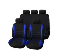Fundas De Tela para Asientos De Coche para Ford Transit Nach 2015-2025, Protector Asiento Coche Delantero Traseras Universales Resistente a Manchas,C/Blue