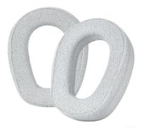 Fundas de tela suave para auriculares Logitech G321, almohadillas de repuesto de tela con aislamiento de sonido mejorado, color negro y gris (20A92)